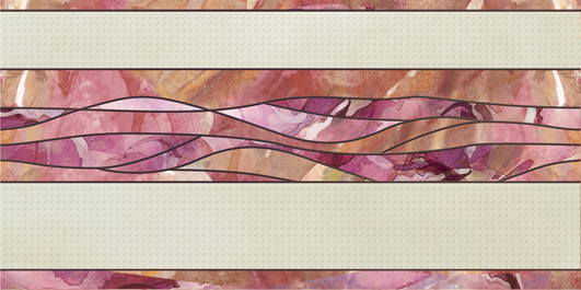 Декор Europa Ceramica Acuarela Losanga 22,5х45 см х9999015740