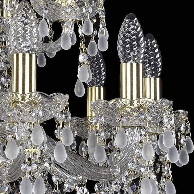 Подвесная люстра Bohemia Art Classic 11.24 15 ламп 220 мм 11.24.10+5.220.2d.h-94.Gd.V0300