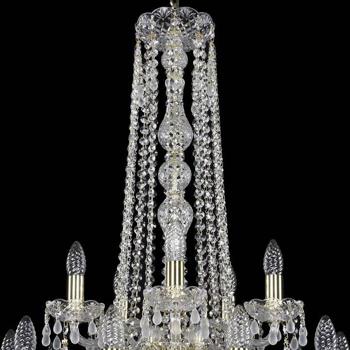 Подвесная люстра Bohemia Art Classic 11.24 15 ламп 220 мм 11.24.10+5.220.2d.h-94.Gd.V0300