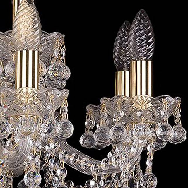 Торшер Bohemia Art Classic 11.26 высота 165 см 13.26.8+4.200.P.h-165.Gd.B