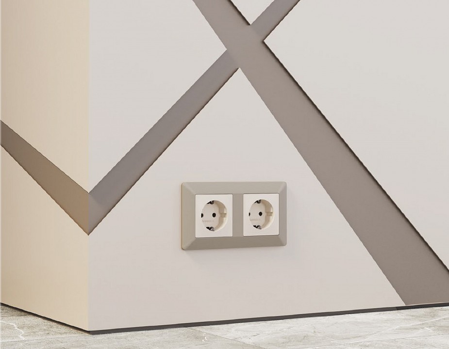 Рамка на 1 пост Ambrella Volt Line AF110361