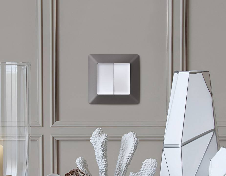 Рамка на 2 поста Ambrella Volt Line AF110652