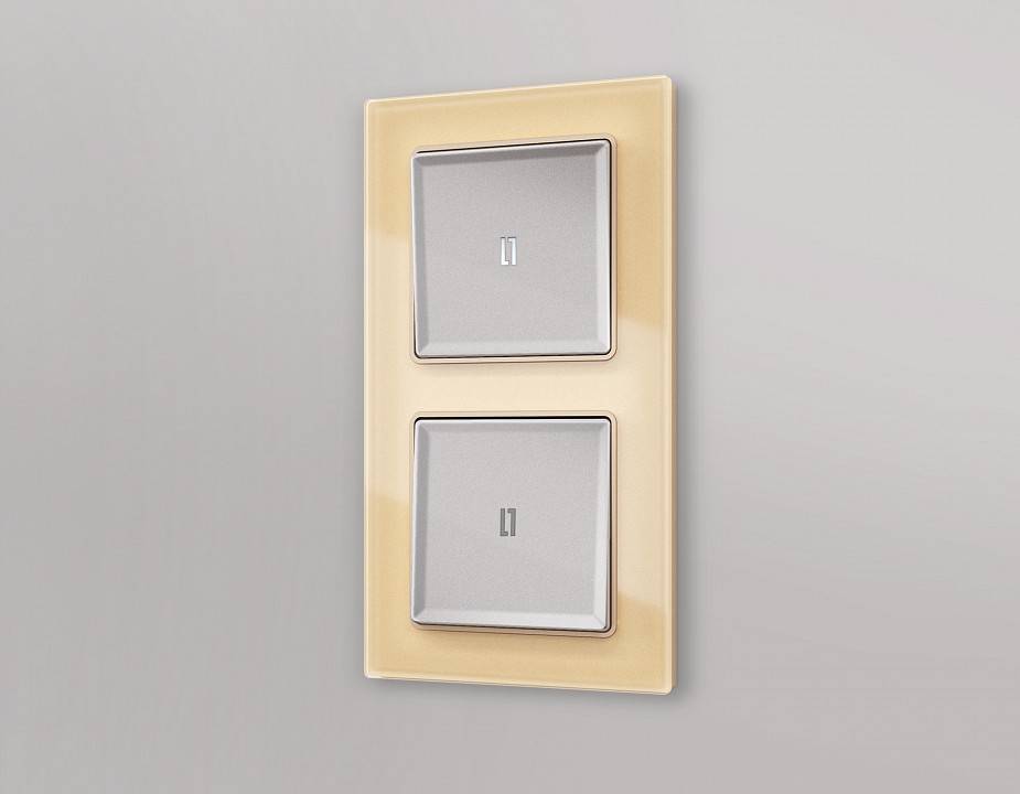 Клавиша для выключателя одноклавишного c подсветкой Ambrella Volt Quant AP5020