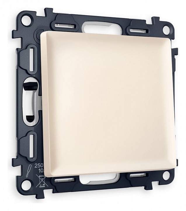 Выключатель перекрестный одноклавишный без рамки Ambrella Volt Quant MA321030