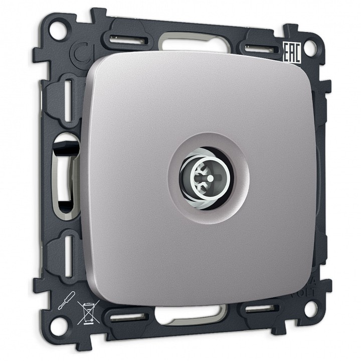 ТВ-розетка оконечная без рамки Ambrella Volt OMEGA MO513005