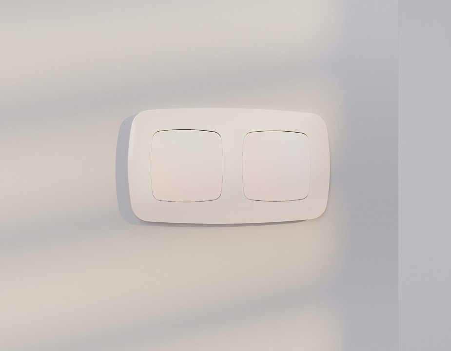 Заглушка для поста с рамкой Ambrella Volt Quant OP2160