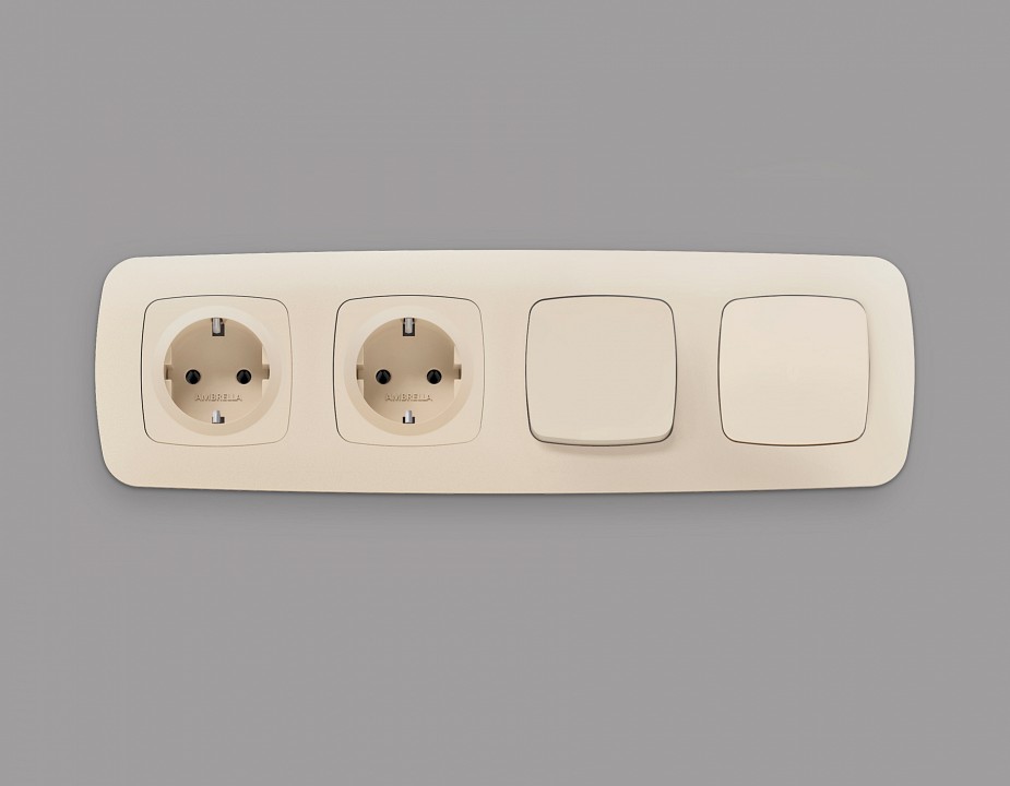 Клавиша для выключателя одноклавишного Ambrella Volt Quant OP3210