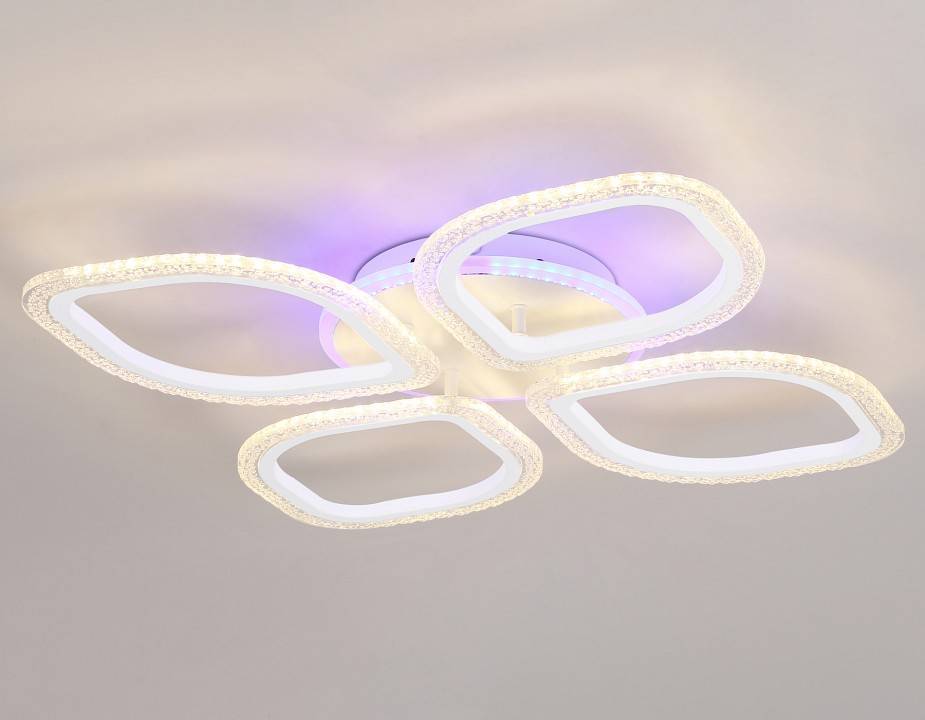 Потолочная светодиодная люстра Ambrella light FA FA4501 108 Вт с пультом FA4501