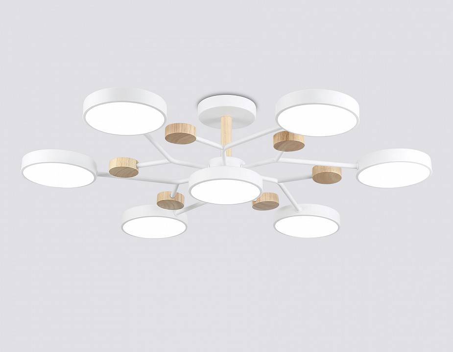 Люстра на штанге Ambrella light Fusion 4 лампы FL4864