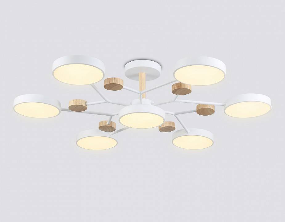 Люстра на штанге Ambrella light Fusion 4 лампы FL4864