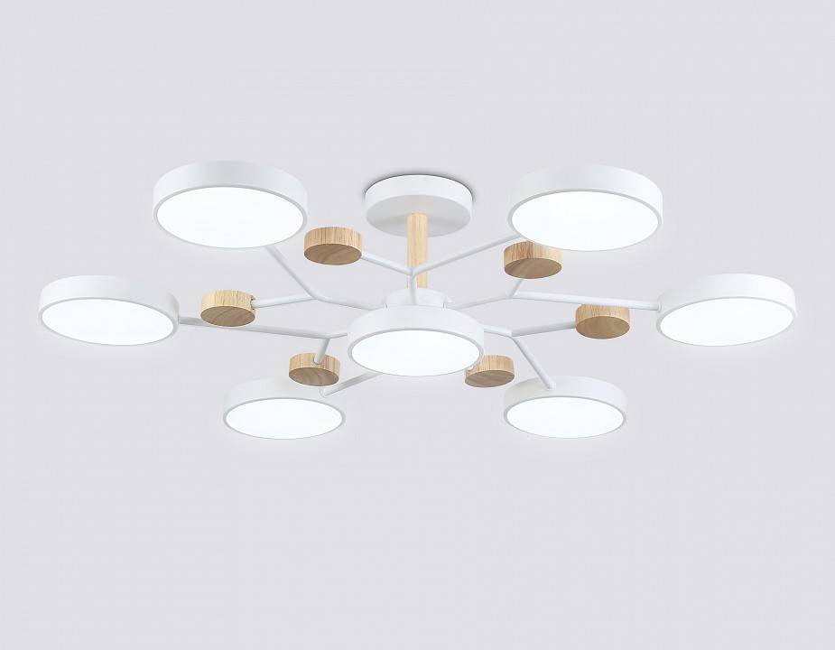 Люстра на штанге Ambrella light Fusion 4 лампы FL4864