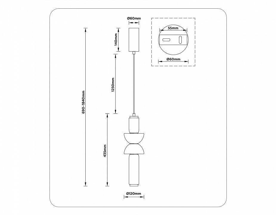 Подвесной светильник Ambrella light LH LH11021