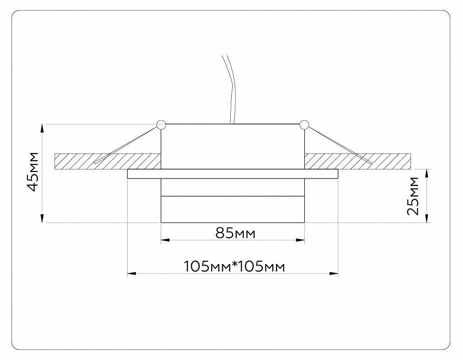 Встраиваемый светильник Ambrella Light TN TN52421