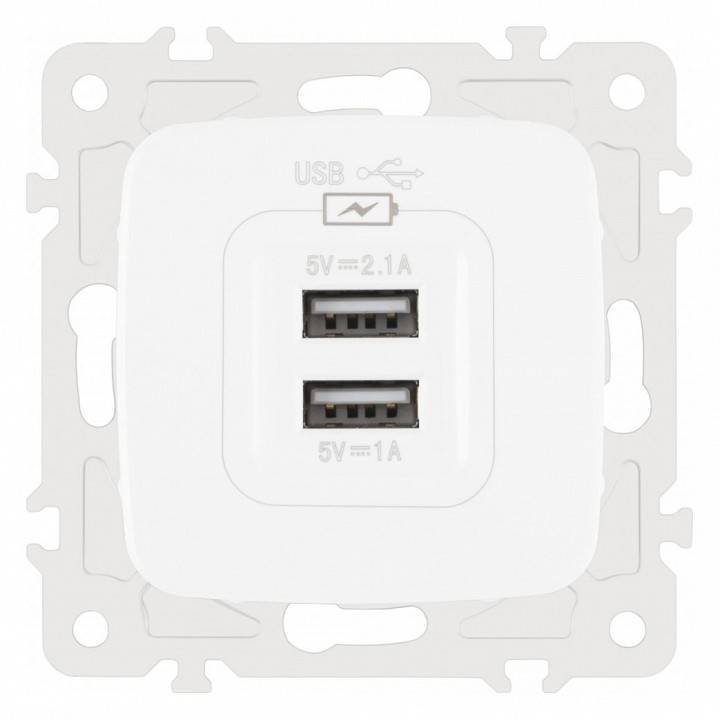 Розетка USB, без рамки Arte Milano am-205 205.46-1.white