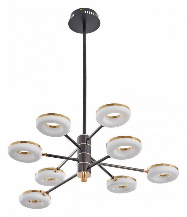 Люстра на штанге Arte Milano Ferrara 8 ламп светодиодная 276699/8 BK/GD