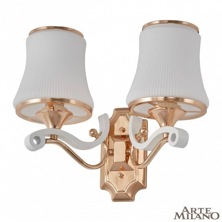 Бра Arte Milano Florentia 303987/2W Wh/Gd