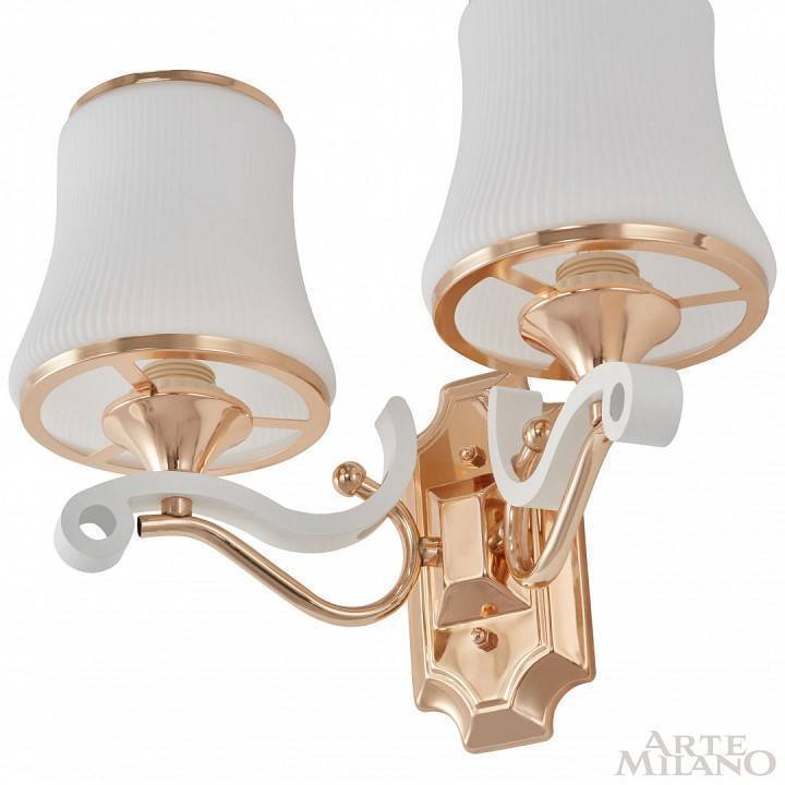 Бра Arte Milano Florentia 303987/2W Wh/Gd