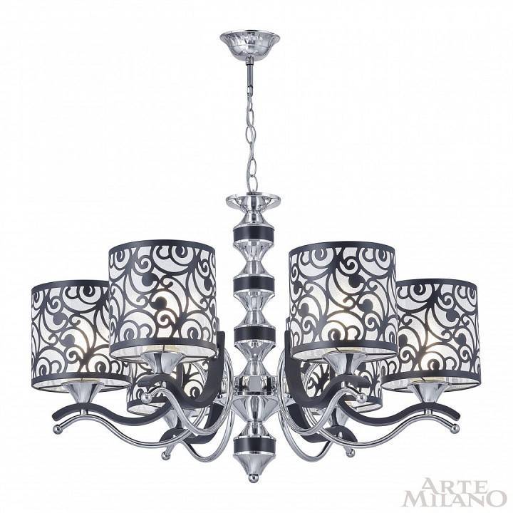 Подвесная люстра Arte Milano Florentia-4957 304957/6 Bk/Ni