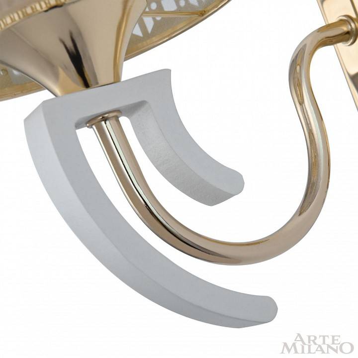 Бра Arte Milano Florentia-8857 308857/1W Wh/Gd
