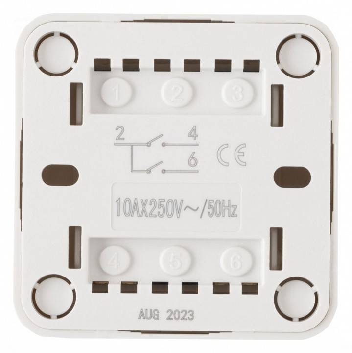 Выключатель двухклавишный Arte Milano 310 310.30-2.white