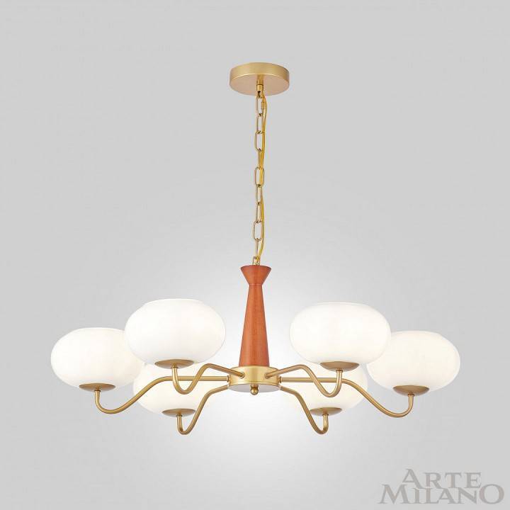 Подвесная люстра Arte Milano AM-Napoli 310166/D780/6 BS/WD