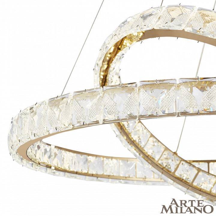 Подвесной светильник Arte Milano AM-Venezia диаметр 800/600 мм 311311/D800-D600 GD