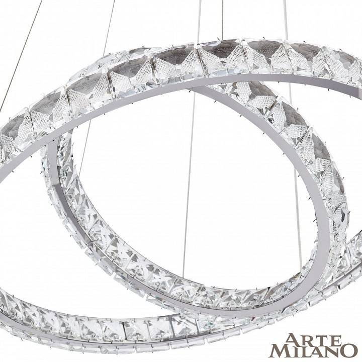 Подвесной светильник Arte Milano AM-Venezia диаметр 800/600 мм 311311/D800-D600 NI