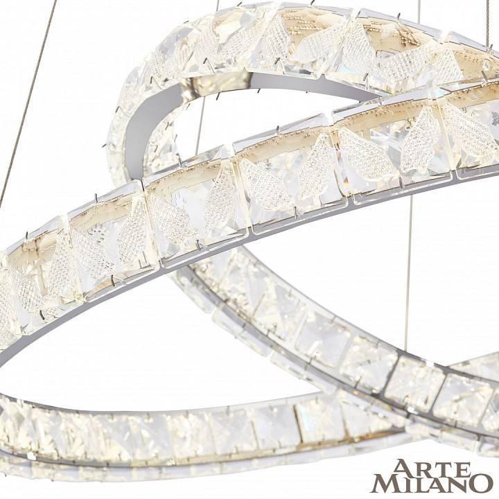 Подвесной светильник Arte Milano AM-Venezia диаметр 800/600 мм 311311/D800-D600 NI