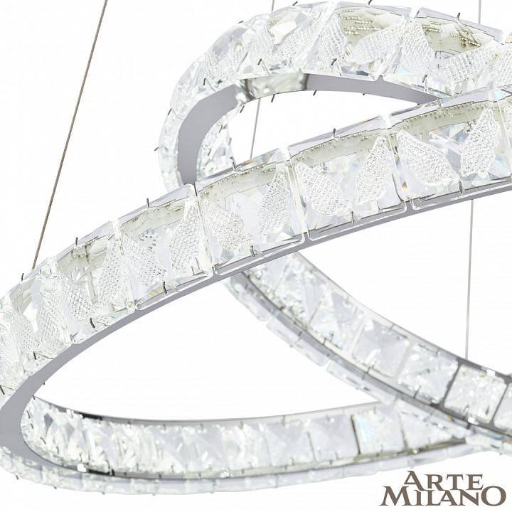 Подвесной светильник Arte Milano AM-Venezia диаметр 800/600 мм 311311/D800-D600 NI