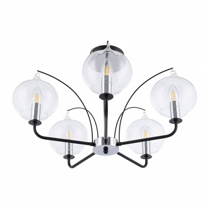 Люстра на штанге Arte Milano Napoli 5 ламп 321007/5 BK.CR