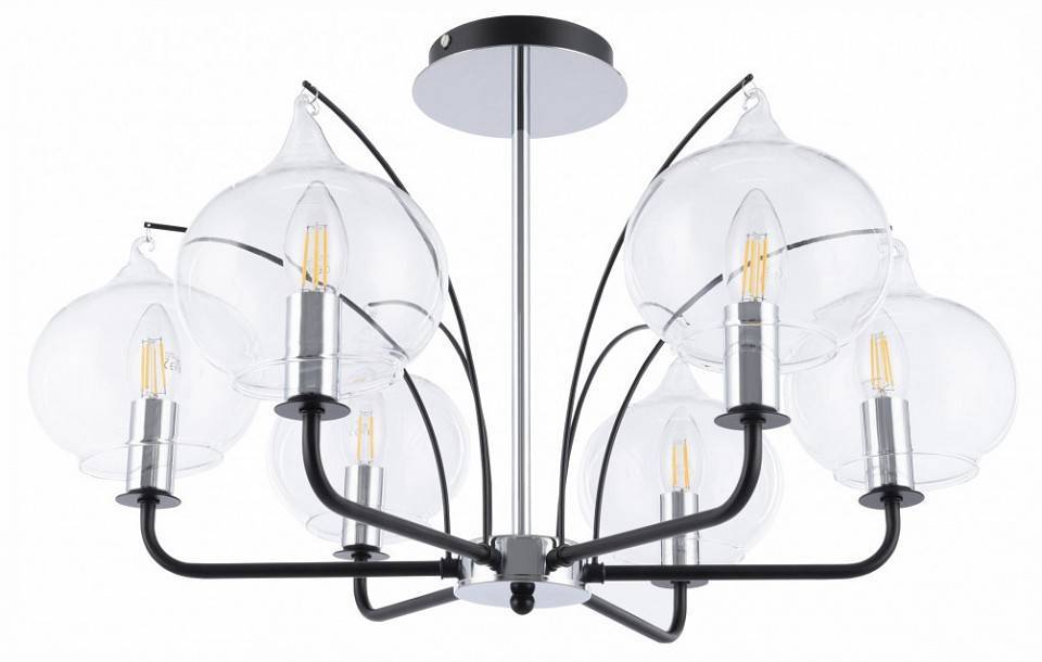 Люстра на штанге Arte Milano Napoli 6 ламп 321007/6 BK.CR