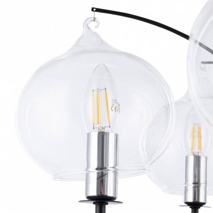 Люстра на штанге Arte Milano Napoli 6 ламп 321007/6 BK.CR