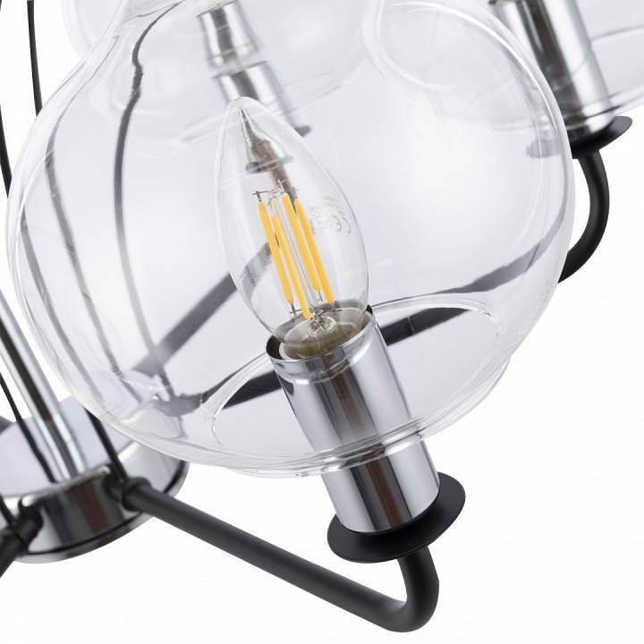 Люстра на штанге Arte Milano Napoli 6 ламп 321007/6 BK.CR