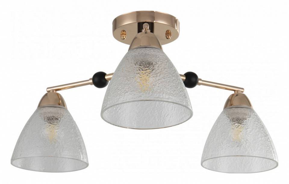 Люстра на штанге Arte Milano Napoli 3 лампы 324119/3 FG+BK