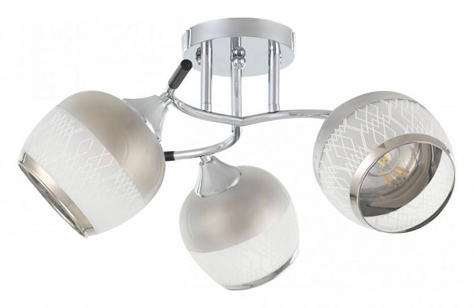 Потолочная люстра Arte Milano AMALFI 325885 3 лампы 325985/3 CR+BK