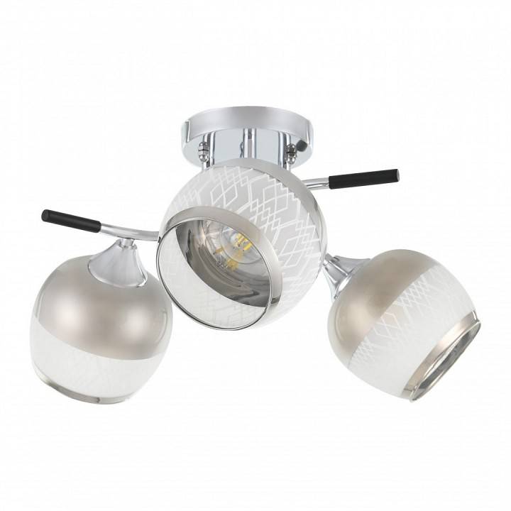 Потолочная люстра Arte Milano AMALFI 325885 3 лампы 325985/3 CR+BK