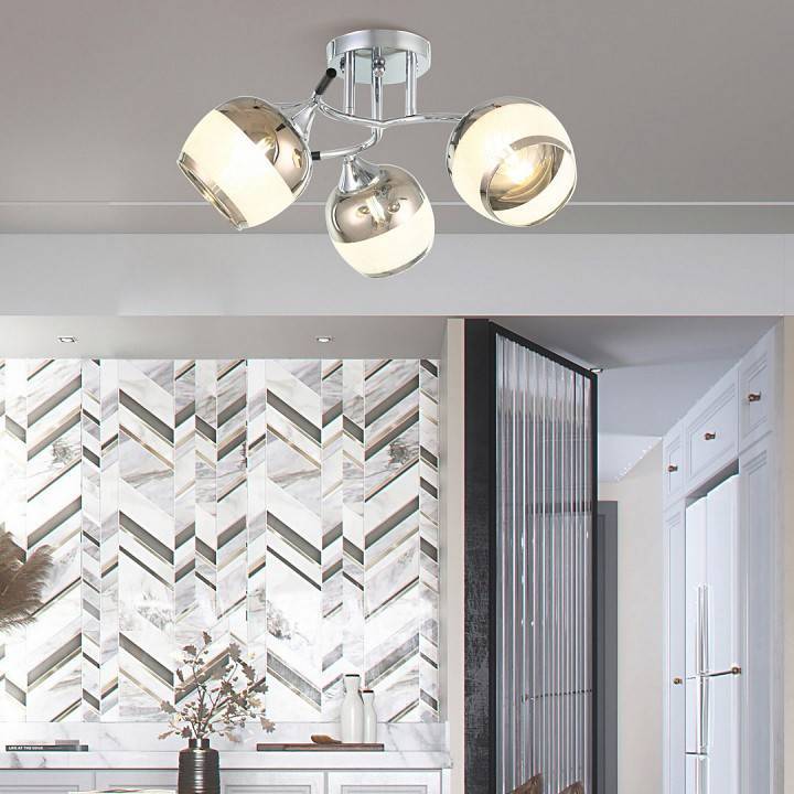 Потолочная люстра Arte Milano AMALFI 325885 3 лампы 325985/3 CR+BK