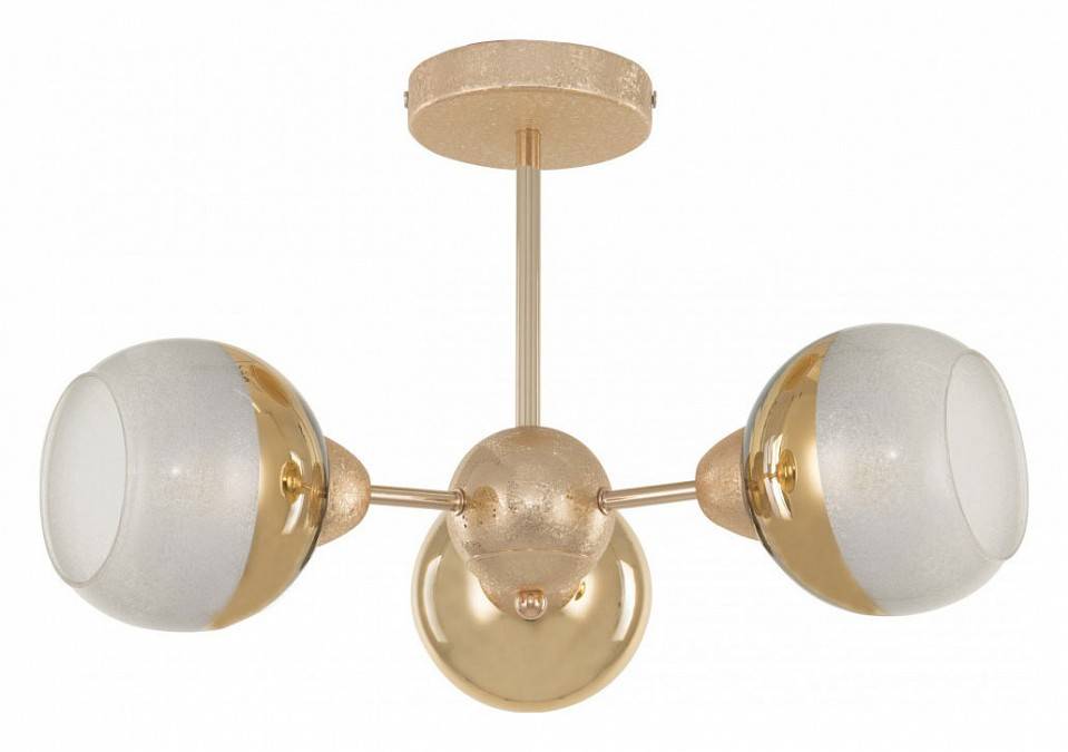 Люстра на штанге Arte Milano Napoli 3 лампы 327007/3 GD