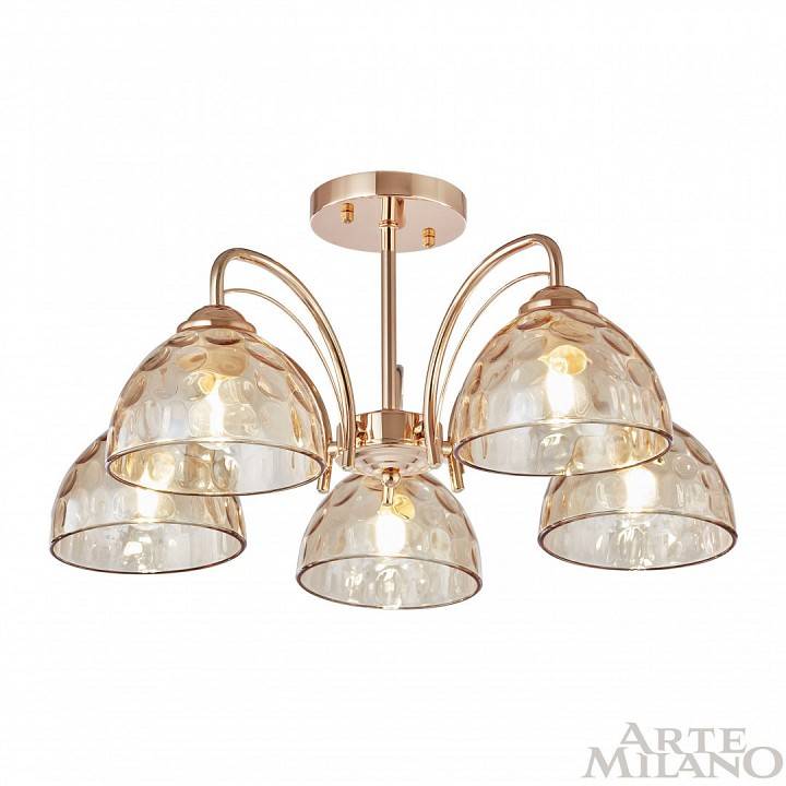 Люстра на штанге Arte Milano Napoli 5 ламп 332366/5 FGD