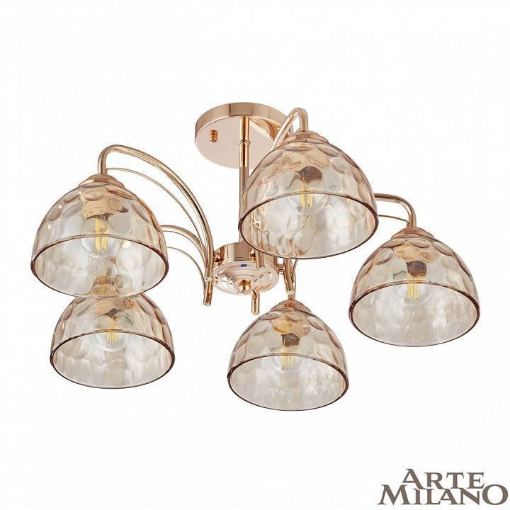 Люстра на штанге Arte Milano Napoli 5 ламп 332366/5 FGD