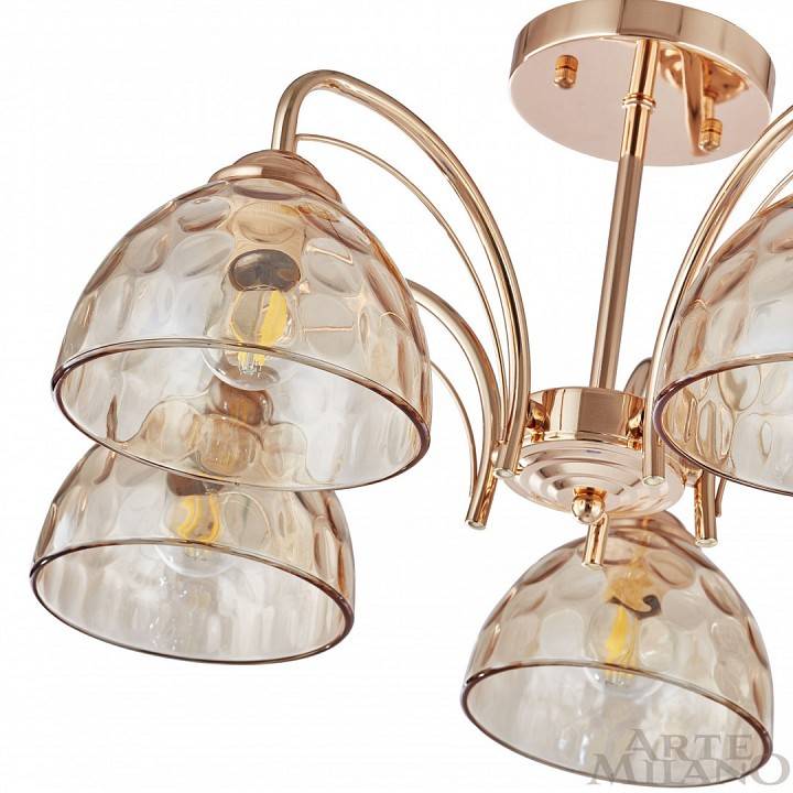 Люстра на штанге Arte Milano Napoli 5 ламп 332366/5 FGD