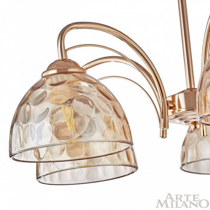 Люстра на штанге Arte Milano Napoli 5 ламп 332366/5 FGD