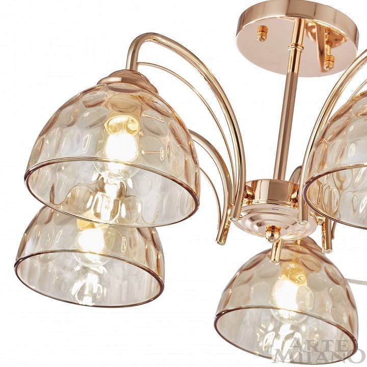 Люстра на штанге Arte Milano Napoli 5 ламп 332366/5 FGD