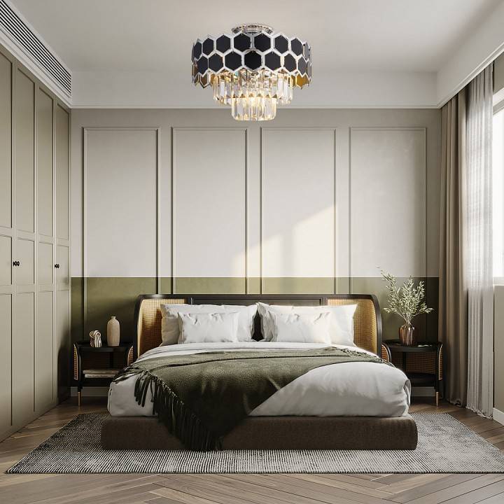 Люстра на штанге Arte Milano Sorrento-5009 хром 375009/3+2/20/380 CR