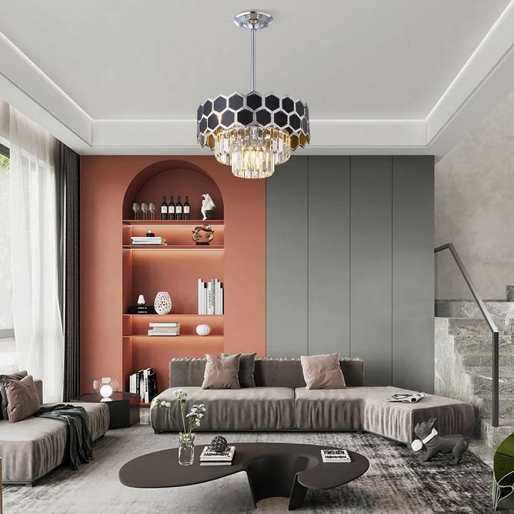 Люстра на штанге Arte Milano Sorrento-5009 хром 375009/3+2/300/380 CR