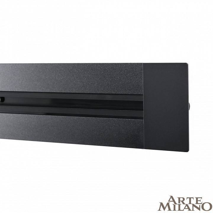 Трек розеточный встраиваемый Arte Milano Am-track-sockets 382301TB/100 Black