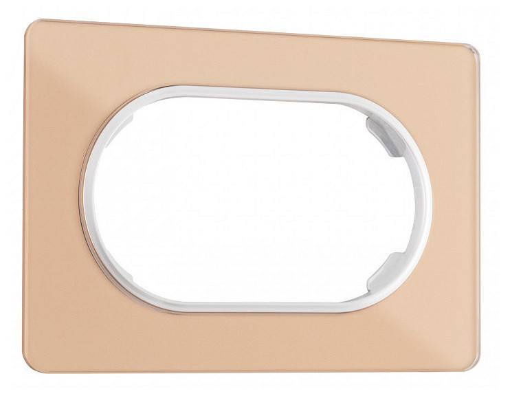 Рамка для двойной розетки Arte Milano am-502.13 502.13-double.shampan