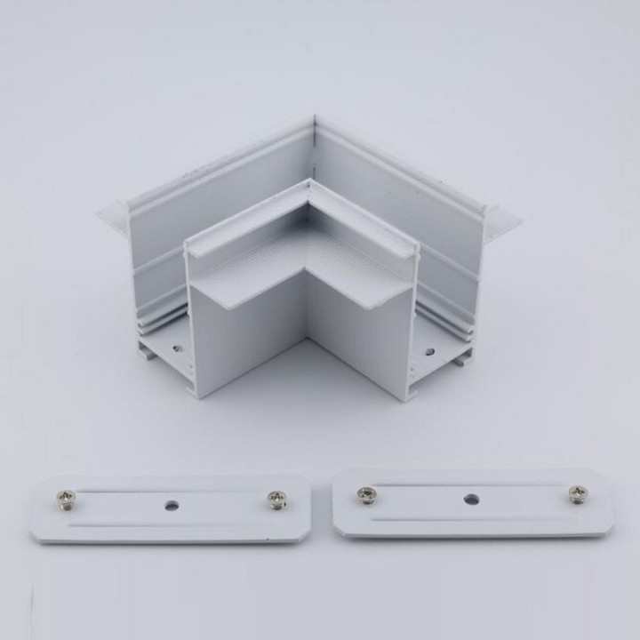 Соединитель угловой L-образный для треков встраиваемых Aployt Magnetic track 220 APL.0285.10.01