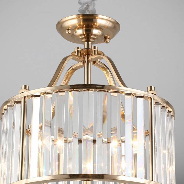 Подвесной светильник Aployt Romen хром 4 лампы APL.809.03.04