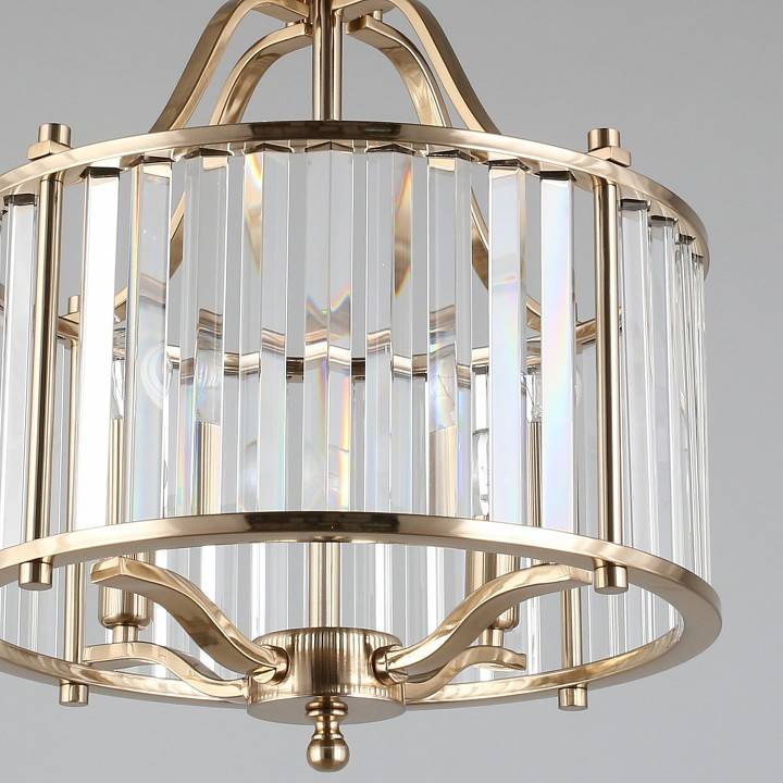 Подвесной светильник Aployt Romen хром 4 лампы APL.809.03.04